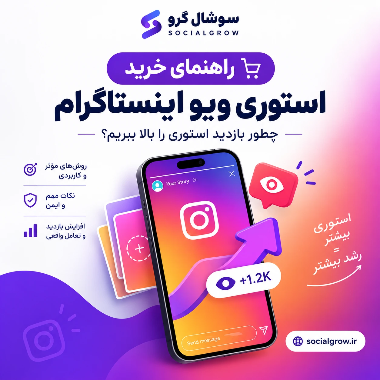 راهنمای خرید استوری ویو اینستاگرام؛ چطور بازدید استوری را بالا ببریم؟
